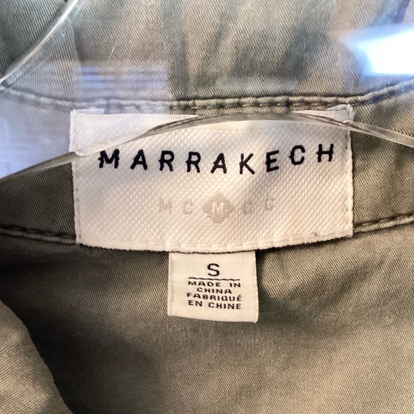 Anthropologie Lightweight Utility Jacket by Marrakech - Green - S - Picture 6 of 7